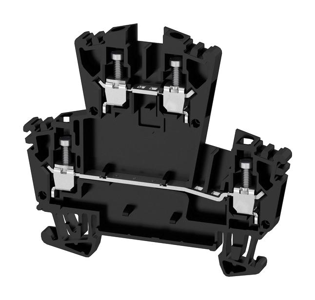 Weidmuller 1067940000 Din Rail Terminal Block, 4Pos, 12Awg