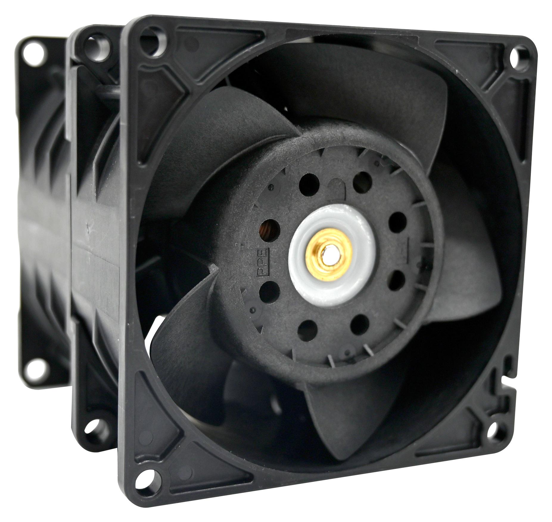 Nmb Technologies 08080Ea-12S-Eue-C Dc Axial Fan, Ball, 171Cfm, 12A, 12V