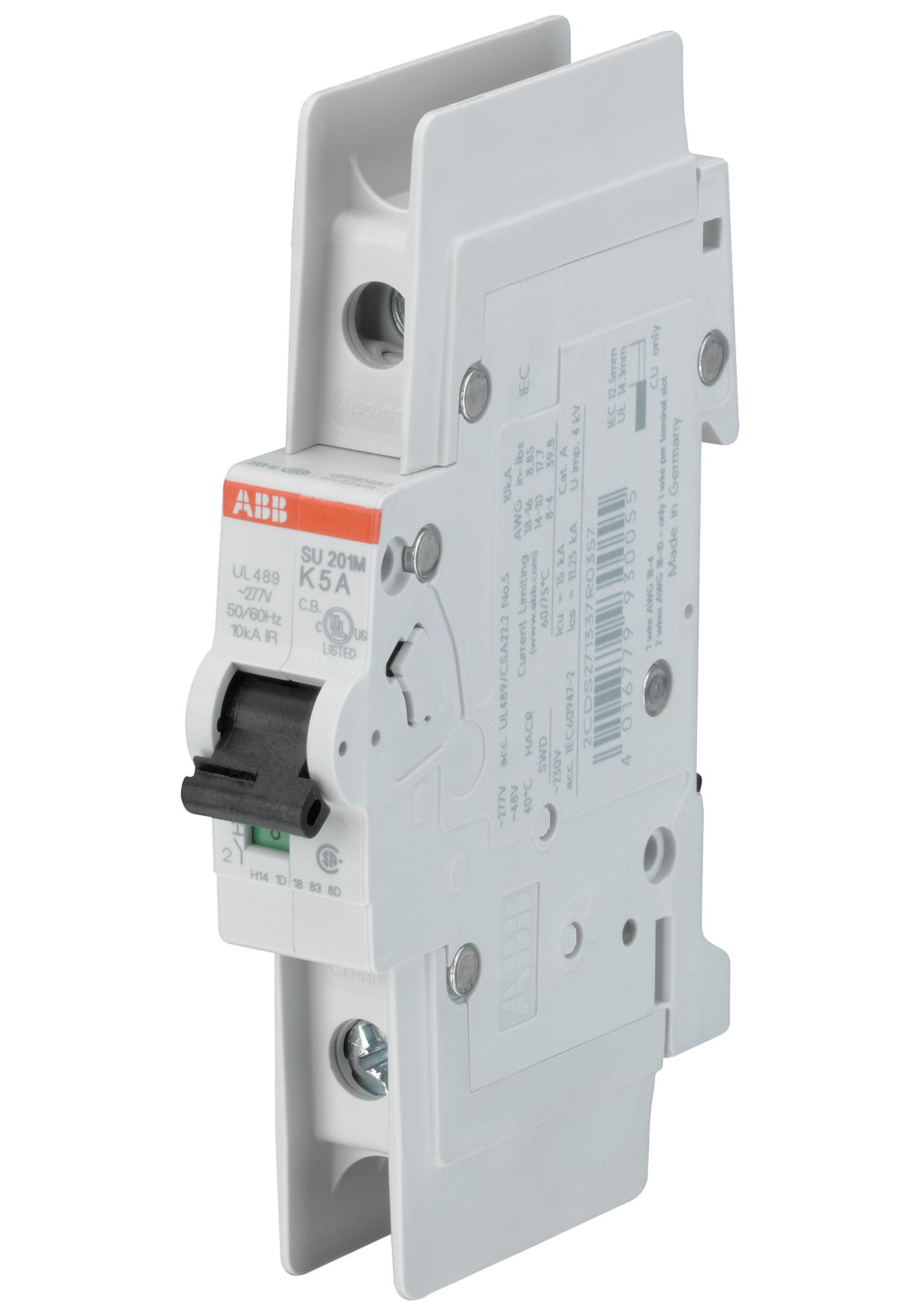 Abb Su201M-K6 Circuit Breaker, 1 Pole, 6A