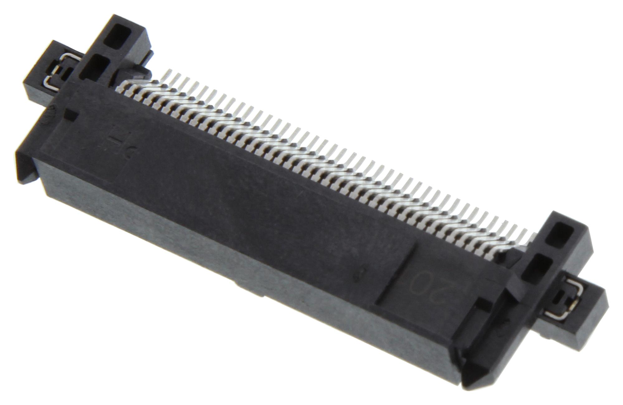 Amphenol Communications Solutions Psas4F2130021Tr Sas/pcie Connector, Rcpt, R/a, 68Pos, Smt