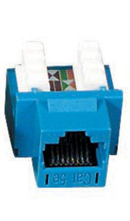 Mcm 831-2129 Cat5E Rj45 Blue Keystone Jack