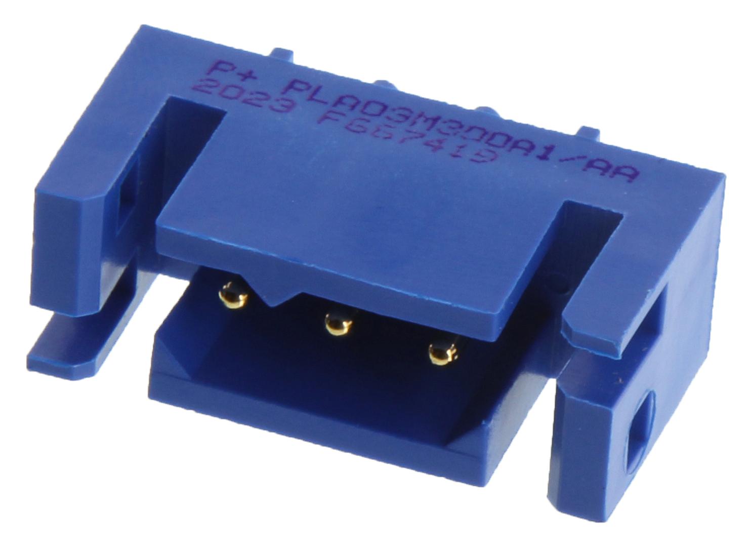 Positronic Pla03M300A1/aa. Rectnglr Pwr Connector, Plug, 3Pos