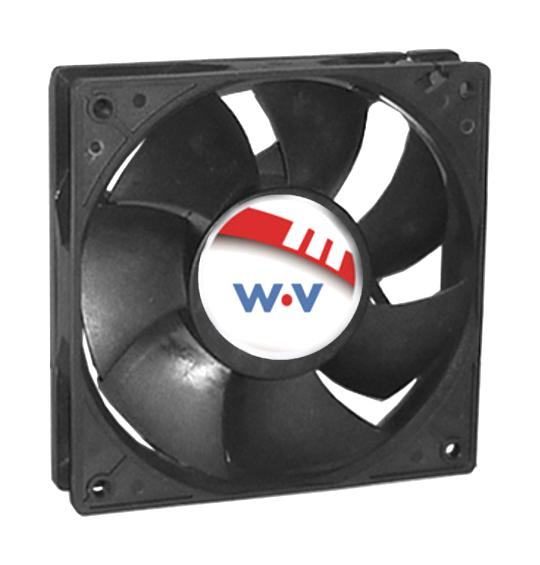 Wakefield Thermal Dc1202512J2B-2T0 Axial Fan, 120mm, 12Vdc, 67.7Cfm, 35Dba