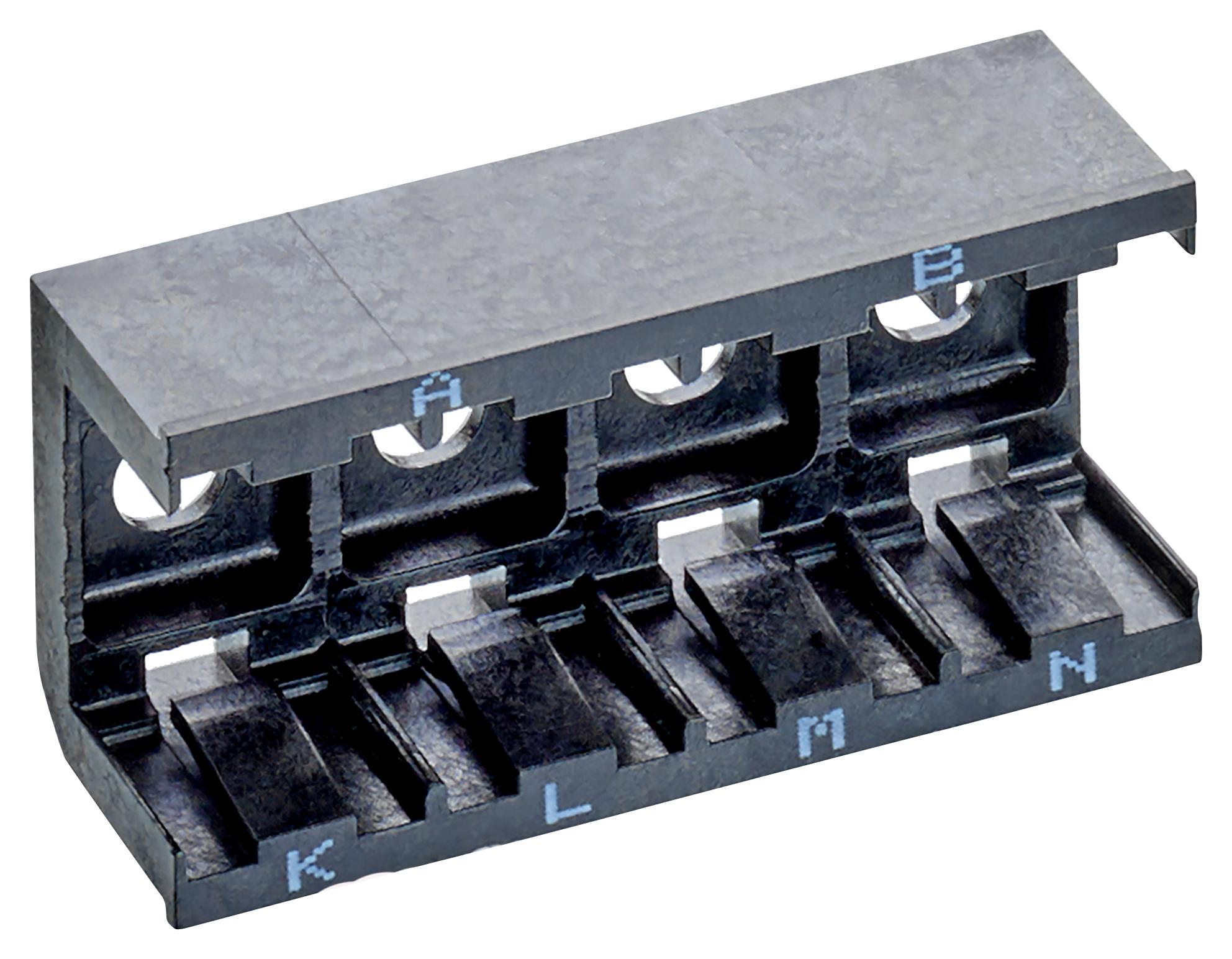 Deutsch Connectors / Te Connectivity Dcr-1A-04 Composite Rail, Thermoplastic