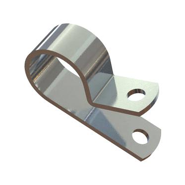 Essentra Components Al8A Cable Clamp, Aluminium Alloy, 12.7mm