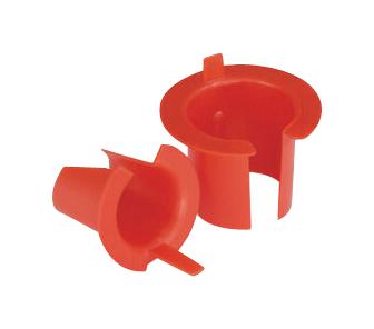 Essentra Components Asb4A Grommet, Polypropylene, Red