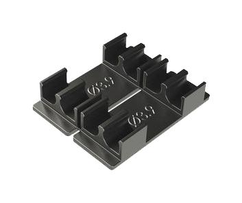 Essentra Components Efa04-71-003 Splice Cable Clip, Blk, 0.154, Pa 6.6