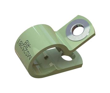 Essentra Components Nm-20-R20 Cable Clamp, 1.25, Nylon, Grn, Screw