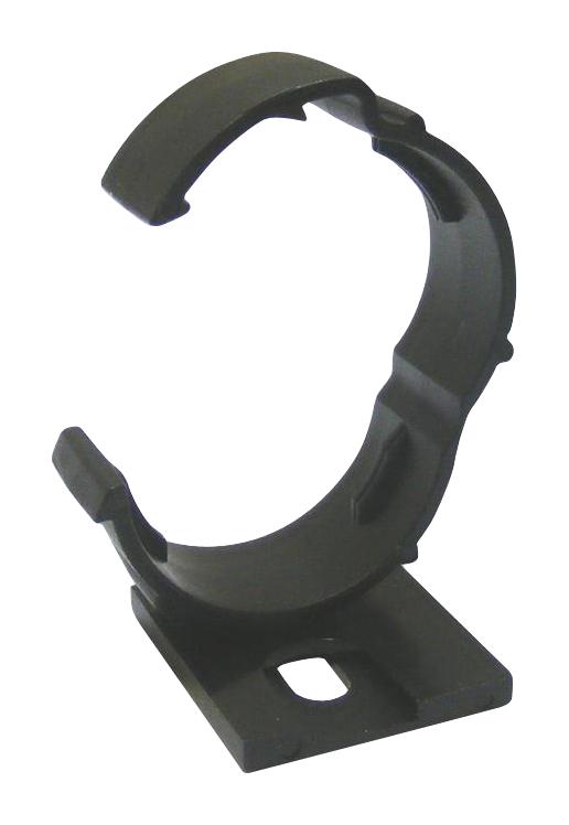 Essentra Components Shr-C2 Cable Clamp, Nylon 6.6, Black, 22mm