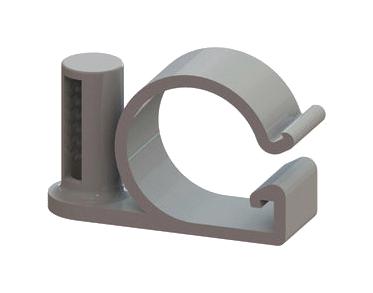 Essentra Components Smwhc-500-01 Cable Clamp, Natural, Nylon 6.6, 29.9mm