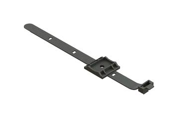 Essentra Components Ums-16-45A-Rt Cable Tie, 1, Mount Strap, Blk, Pa 6.6