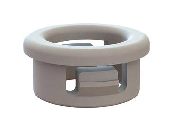 Essentra Components 22Mp01040W Grommet, Nylon 6, 0.531, White