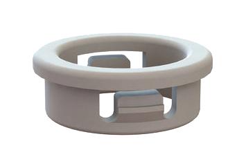 Essentra Components 22Mp01050W Grommet, Nylon 6, 0.625, White