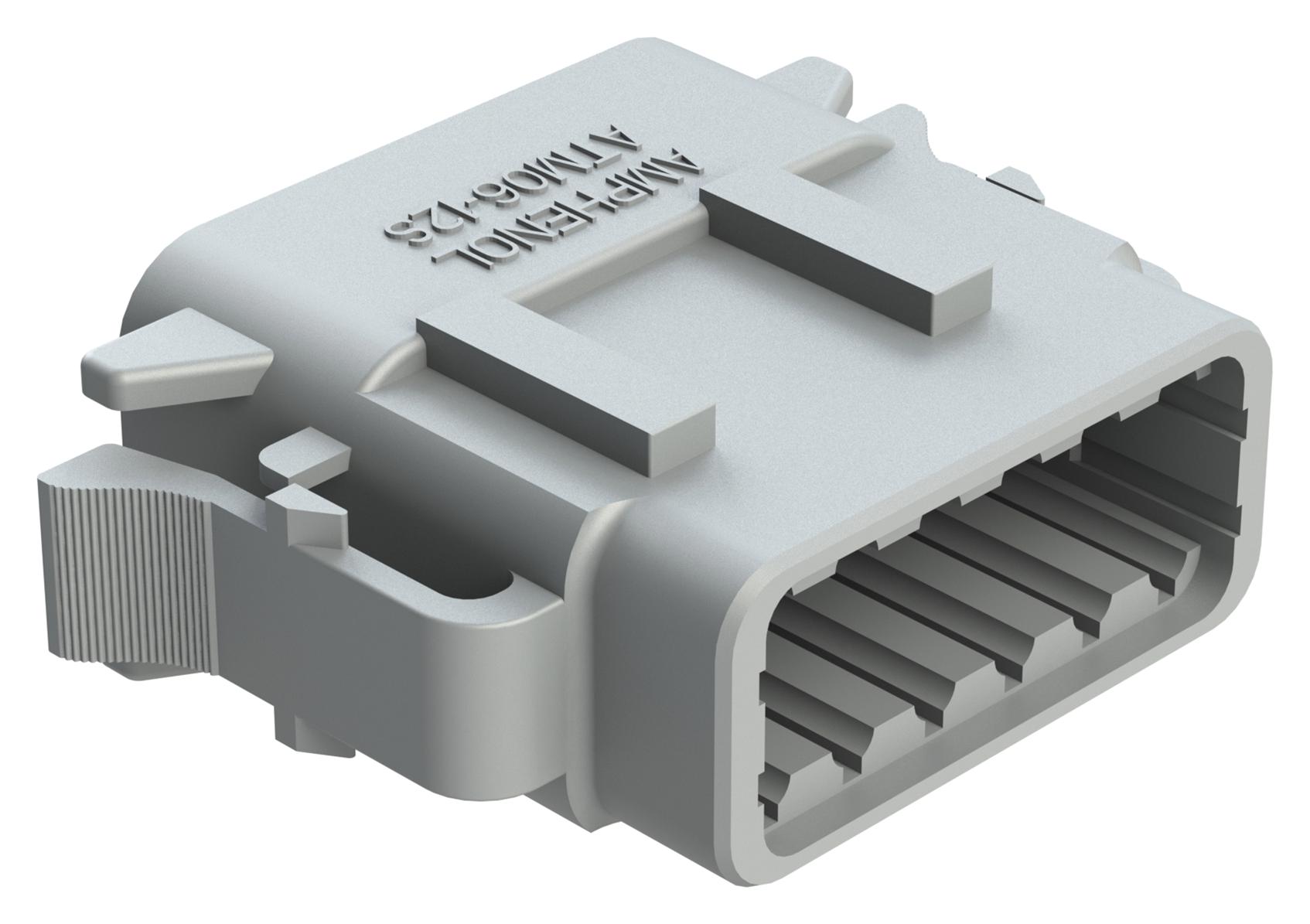 Amphenol Sine/tuchel Atm06-12Sa Connector Housing, Plug, 12 Position