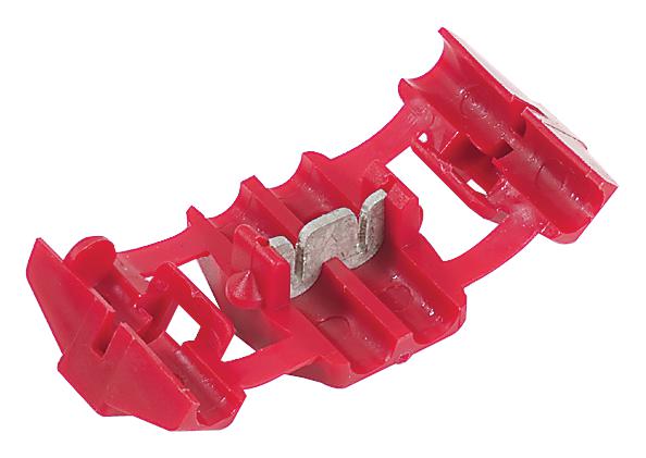 Amp Connectors / Te Connectivity 53440-2. Terminal, Wire Splice, 18Awg, Red