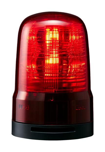 Patlite (U.s.a.) Sf08-M1Ktb-R Beacon, 86Db, Flash/rotate, Red, 80mm