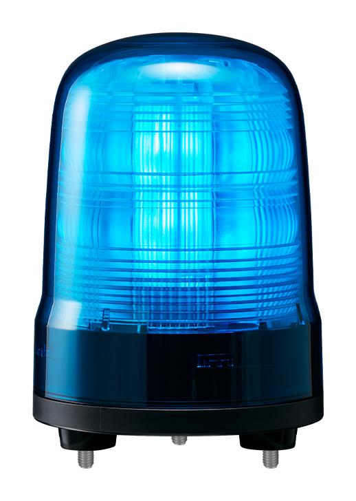 Patlite (U.s.a.) Sf10-M1Jn-B Beacon, Flash/rotate/pulse, Blue, 100mm