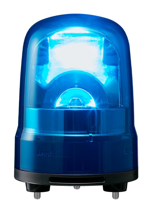 Patlite (U.s.a.) Skh-M2Tb-B Beacon, 88Db, Flash/rotate, Blue, 100mm