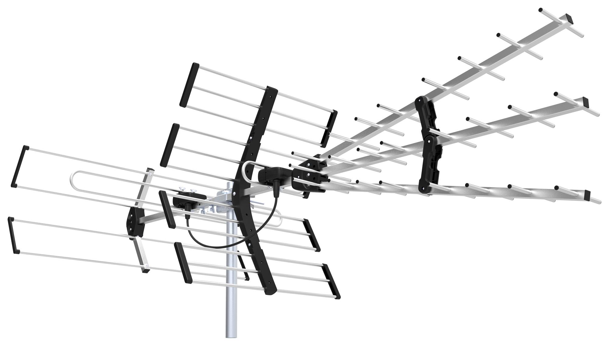 Multicomp Pro Mp011353 Tv Antenna, Uhf/vhf, 470-862Mhz, 18Dbi