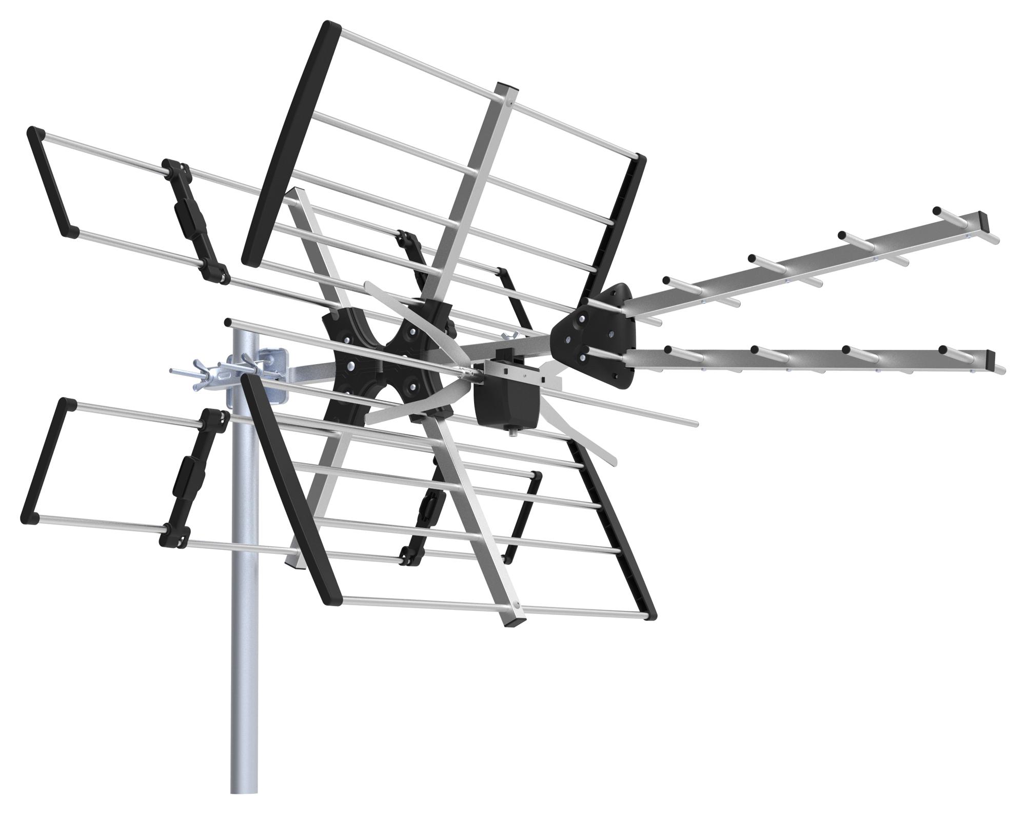 Multicomp Pro Mp011354 Tv Antenna, Uhf/vhf, 470-862Mhz, 13.5Dbi