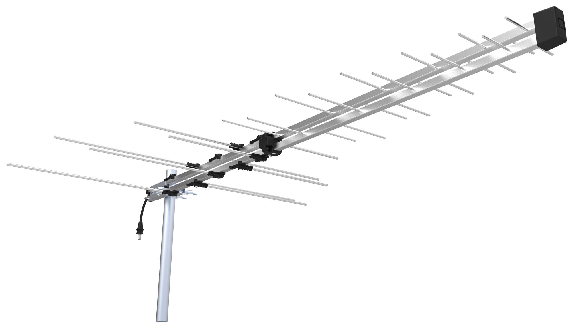 Multicomp Pro Mp011355 Tv Antenna, Uhf/vhf, 470-862Mhz, 13Dbi