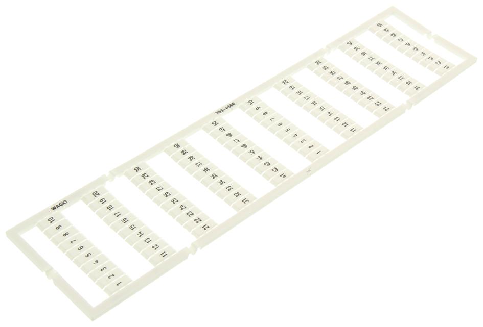 WAGO 793-4566 Terminal Block Markers, 1-50, 4.2mm