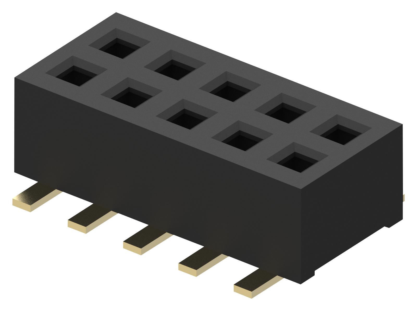 Gct Bd050-08-A-0-0500-L-D Board-Board Connector Socket, 8 Position