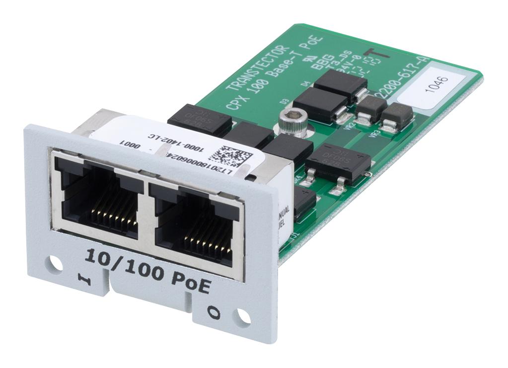 L-Com Lpxt-Mod-Poe-C1D2 10/100 Poe Data Line Prot Module, 48Vdc