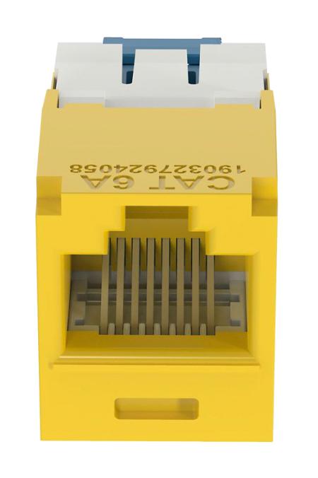 Panduit Cj6X88Tgyl Rj45 Connector, Jack, 8P8C, 1Port, Yellow