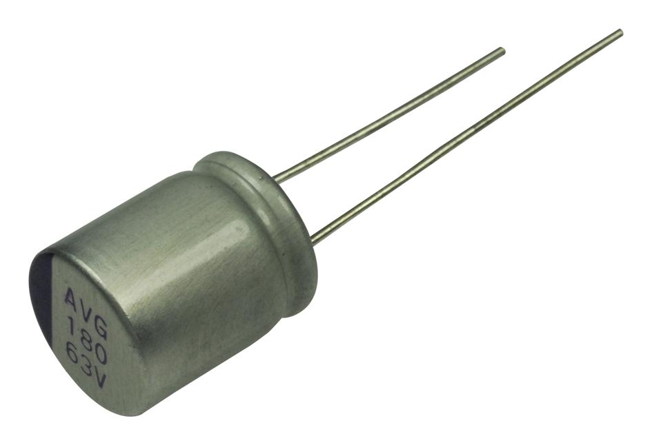 Cornell Dubilier 476Avg100Mgbj Capacitor, 47Uf, 100V, Alu Elec, Polymer, Can