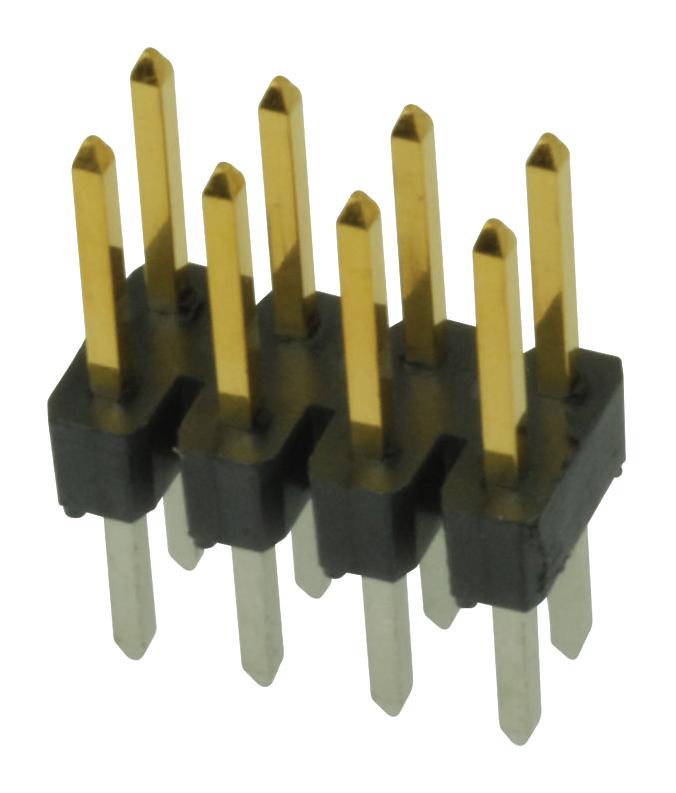 Amphenol Communications Solutions 68604-804Hlf Connector, Header, 4Pos, 1Row, 2.54mm