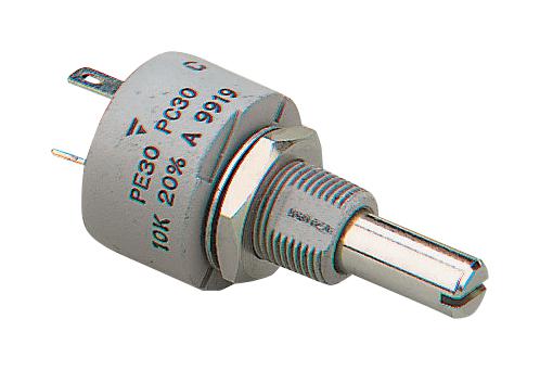 Vishay Pe30L0Fr103Mab Potentiometer, 10K, 3W, 20%, Panel