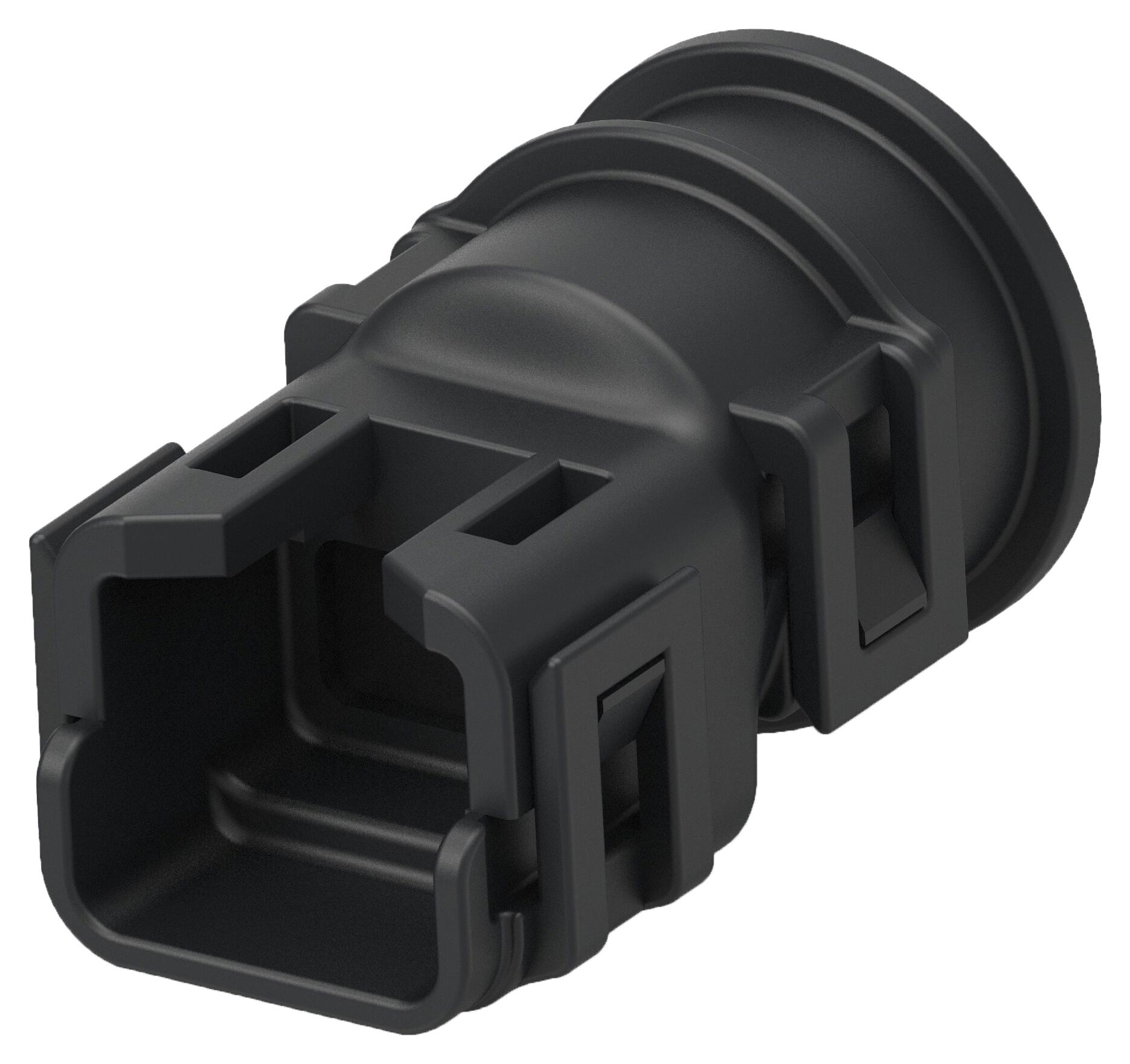 Amp Connectors / Te Connectivity 2363791-1 Cover, Plug Conn, 2Pos, Blk, Pa