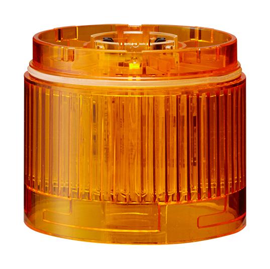 Patlite (U.s.a.) Lr6-E-Y+Fb295 Led Unit, Amber, 50mm X 60mm, 24Vdc