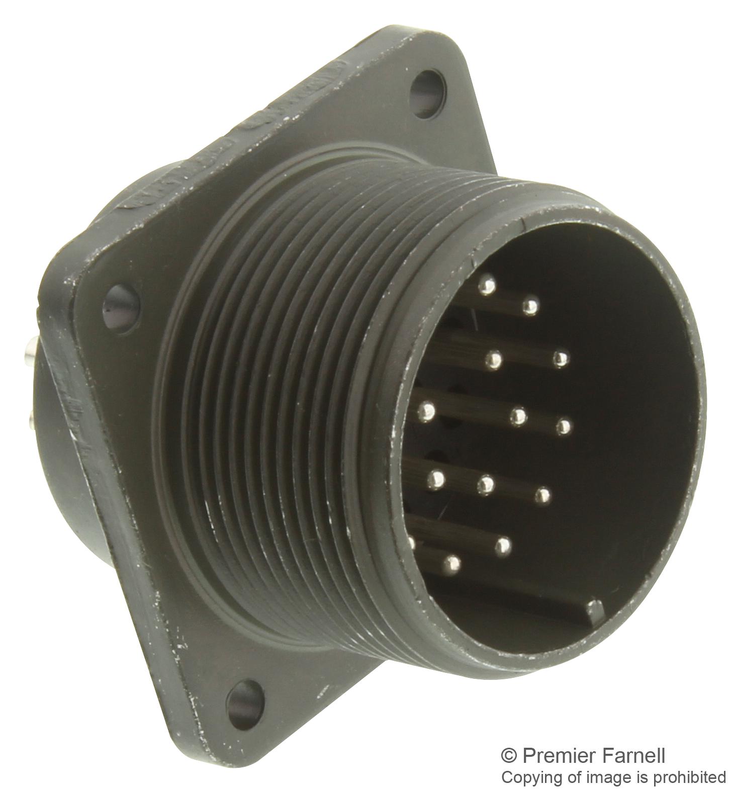 Amphenol Industrial Ms3102A20-29P. Circular Connector, Receptacle, Size 20, 17 Position, Box