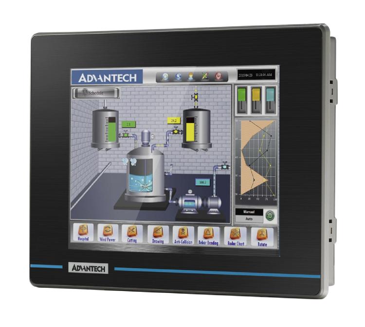 Advantech Wop-208K-Nae Operator Panel, Svga Tft Lcd, 8, 24Vdc