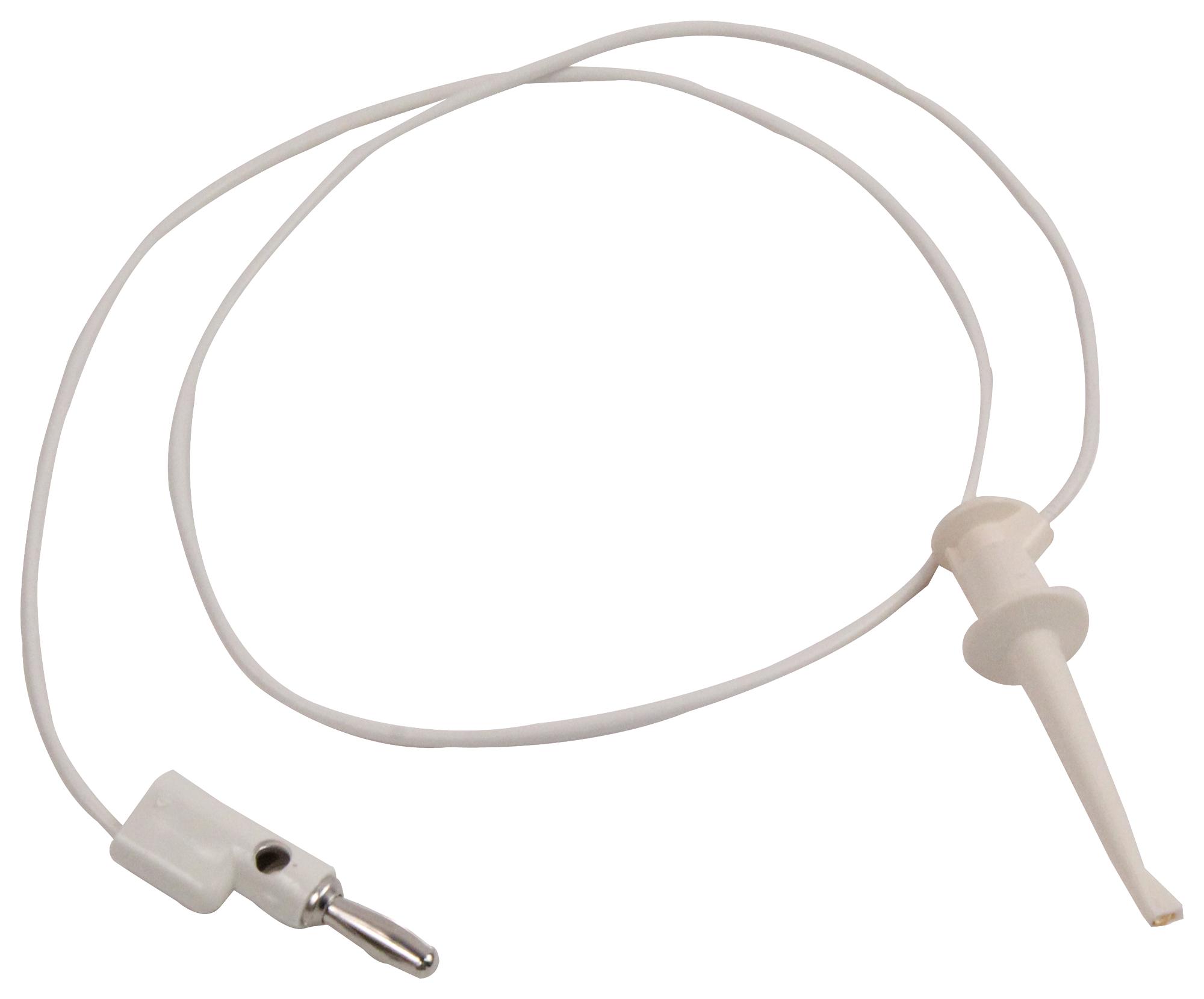 Pomona Em3782-36-9# Test Lead, White, 914.5 Mm, 60V, 5A