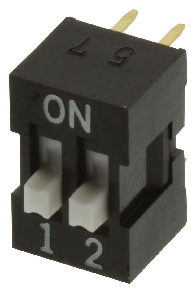 Omron Electronic Components A6E-2101-N Dip Switch, 2Pos, Spst, Flat