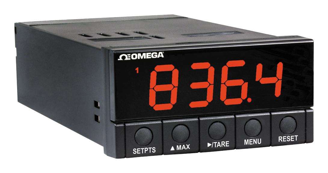 Omega Dp25B-S. Panel Meter, 4-Digit, Strain, 115Vac