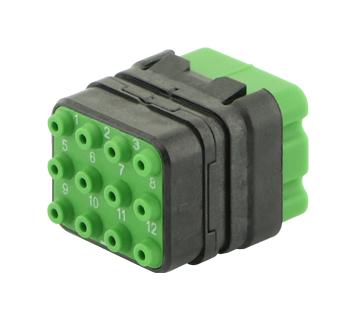 Souriau 8Mq2M1220Aa Rectangular Module, Plug, 12Pos, 3Row