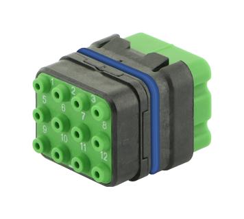 Souriau 8Mq2M1220Ace Rectangular Module, Plug, 12Pos, 3Row