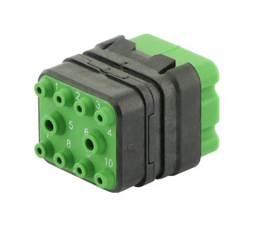 Souriau 8Mq2M9910An Rectangular Module, Plug, 10Pos, 3Row