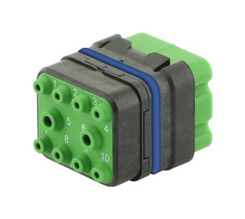 Souriau 8Mq2M9910Ade Rectangular Module, Plug, 10Pos, 3Row