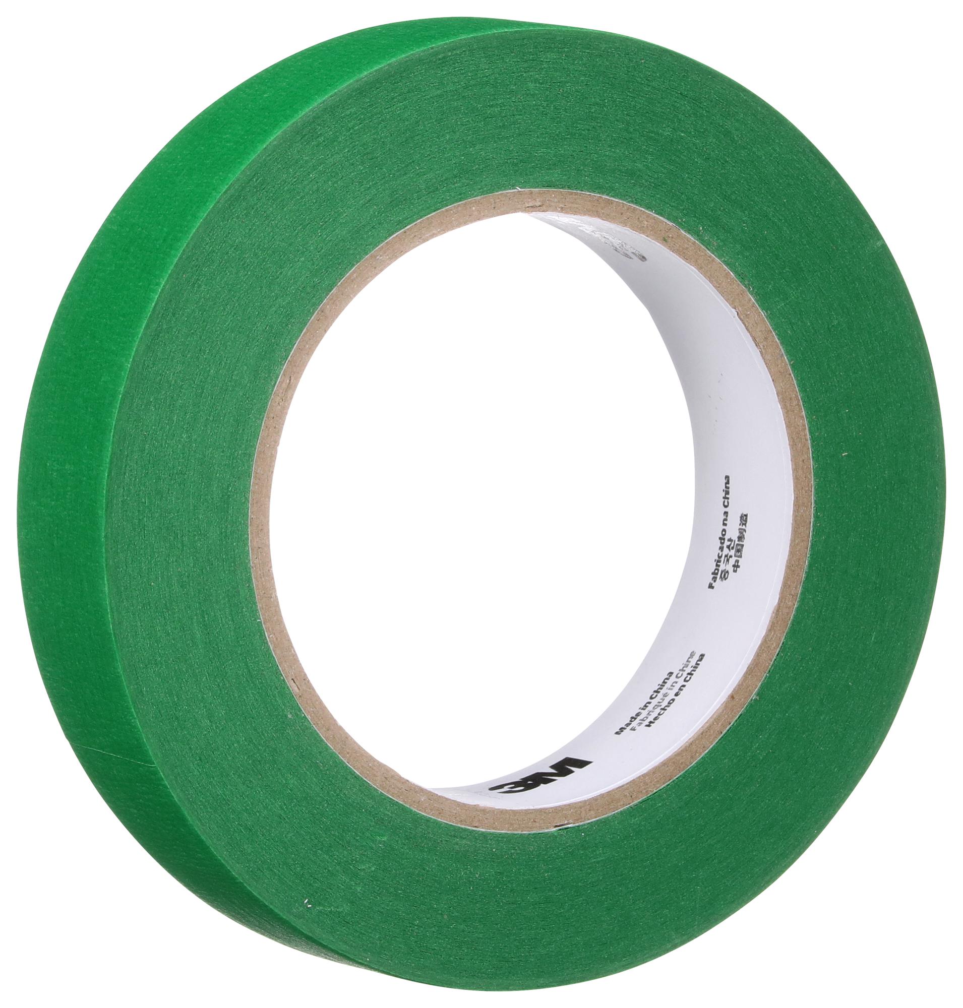 3M 7100299469 Tape, Masking, 0.9 X 180.5Ft, Grn