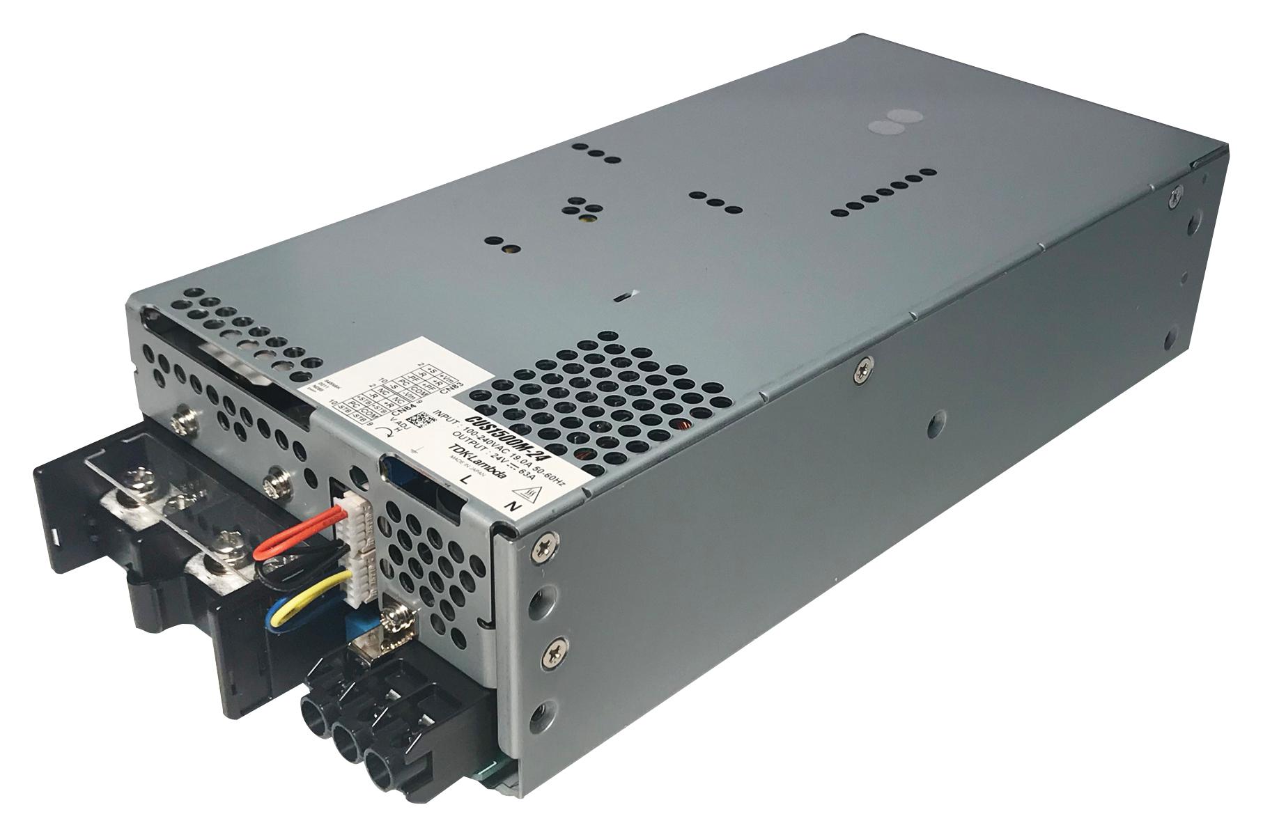 TDK-Lambda Cus1500M-24 Power Supply, Ac-Dc, 24V, 63A