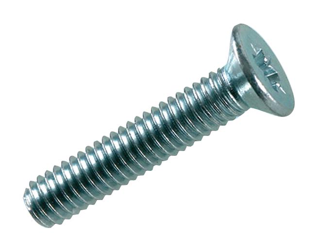 Hammond Rm440Ms100Bk Machine Screw, 4-40, 10Pc