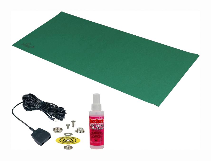 Desco 65149 Mat Kit, Vinyl, Green, 0.08x24x36