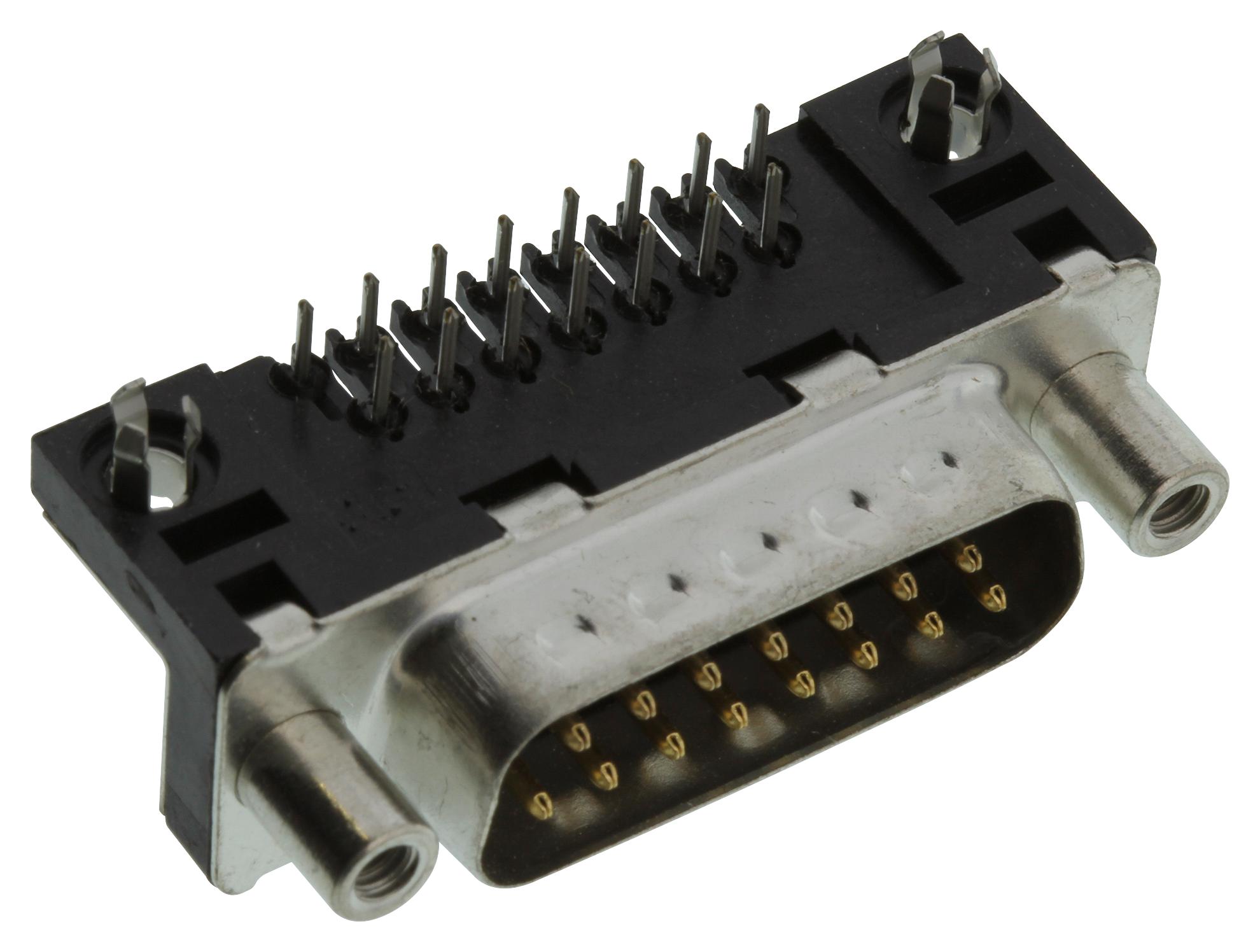 Amphenol Communications Solutions Id15P33E4Gv00Lf D Sub Connector, Plug, 15Pos, Through Hole