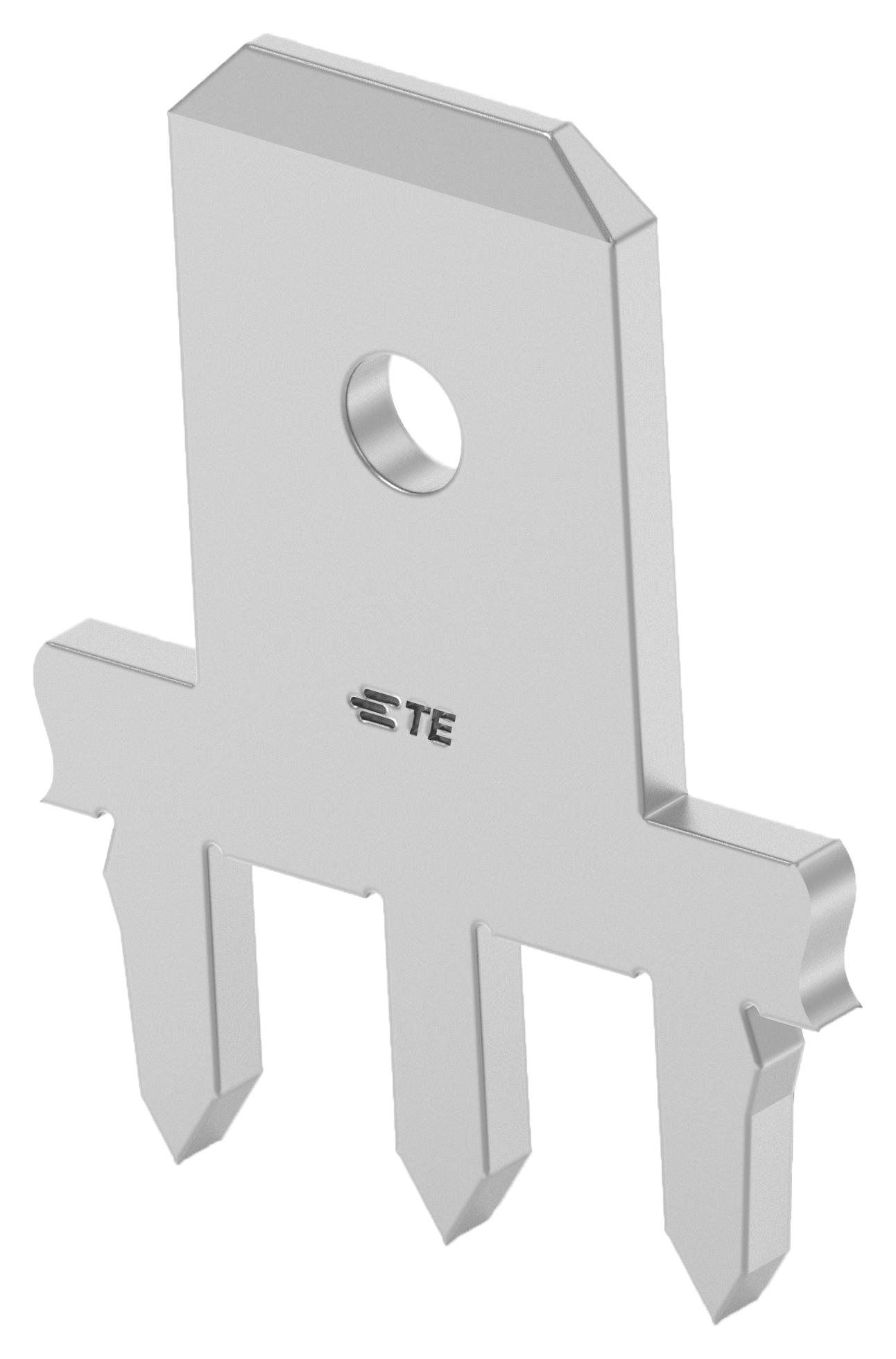 Amp Connectors / Te Connectivity 2376579-2 Pcb Terminal, 6.35mm X 0.81mm, Brass