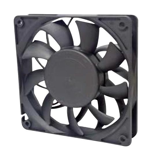 Orion Fans Od1225-12Hbvxe10A Dc Axial Fan, Ball, 158.7Cfm, 1.4A, 12V